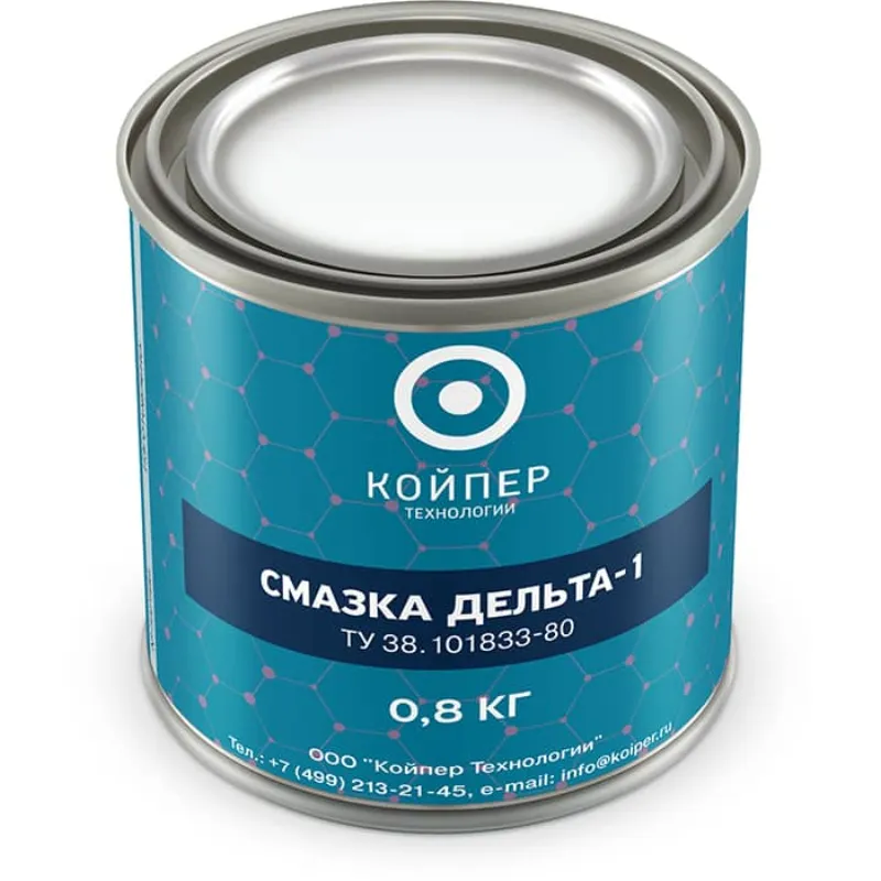 Смазка ДЕЛЬТА-1 ТУ 38.101833-80 — Банка 0,8 кг