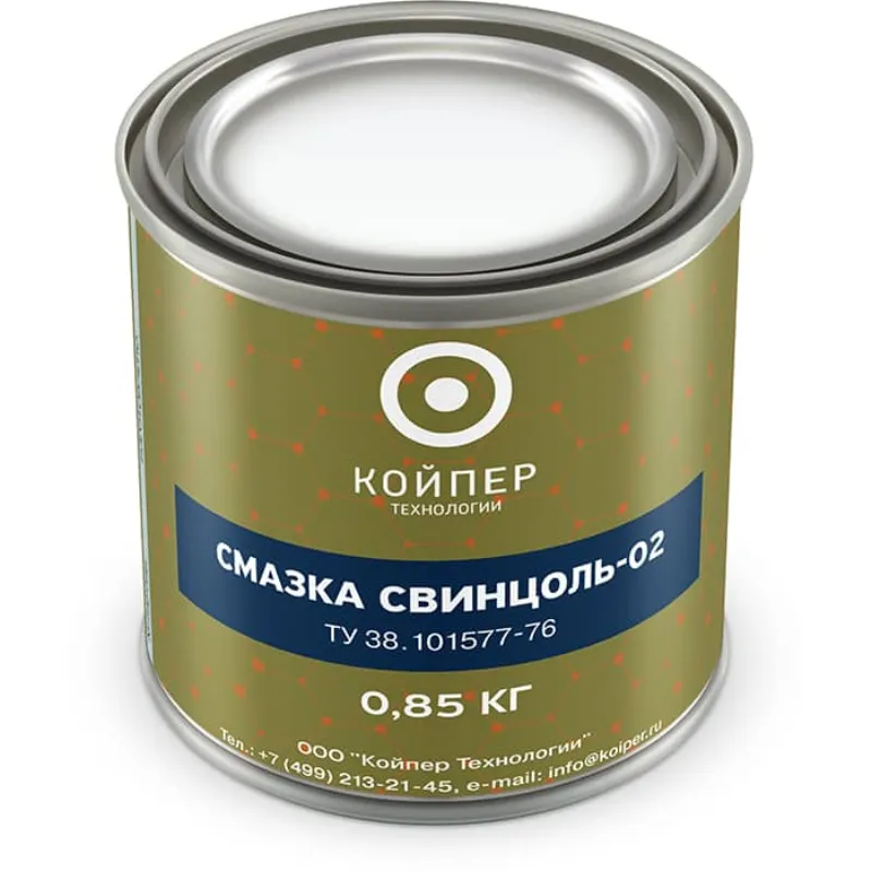 Смазка СВИНЦОЛЬ-02 ТУ 38.101577-76 — Банка 0,5 кг